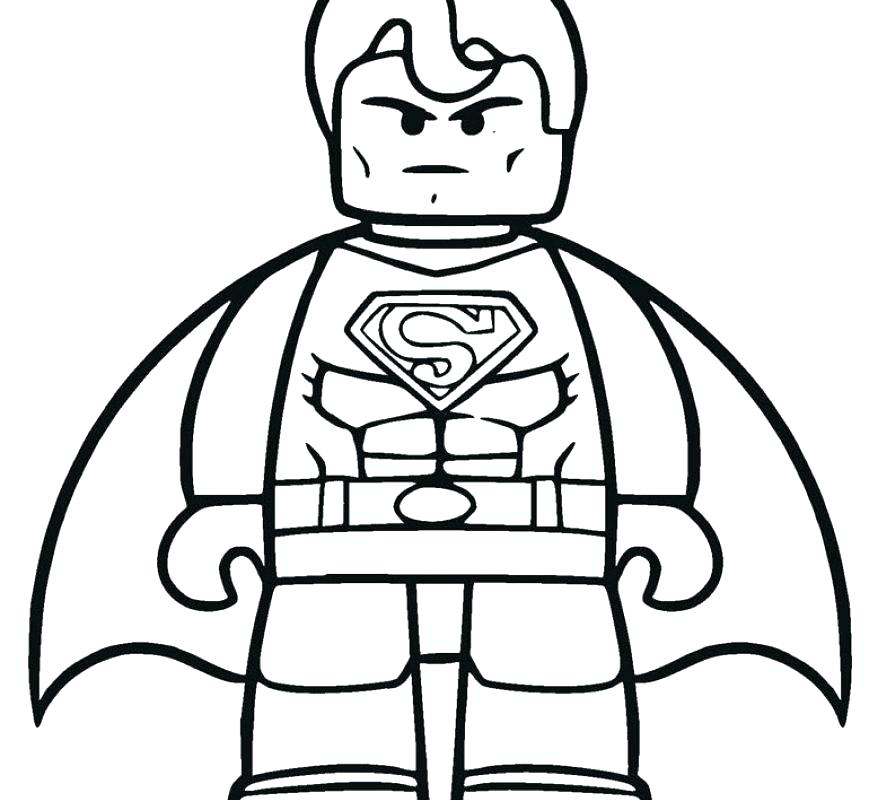 Free Superman Coloring Pages at GetDrawings | Free download