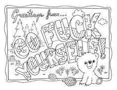 236x182 Free Pages Swear Word Adult Coloring Pages Adult Colouring