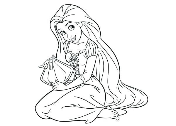 600x429 Rapunzel Coloring Page Coloring Pages Coloring Pages Beautiful