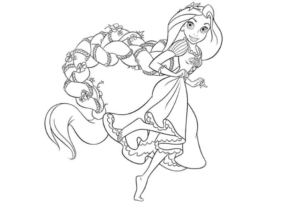 960x685 Rapunzel For Coloring Coloring Pages Princess Baby Rapunzel