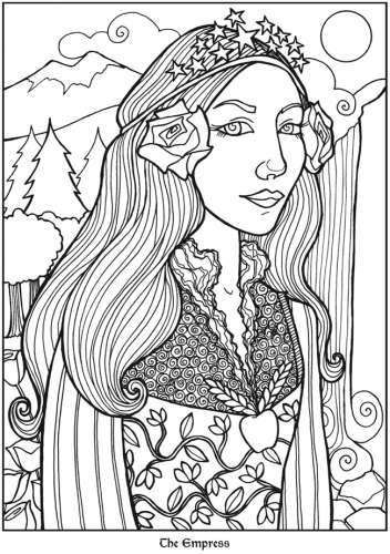 Free Tarot Card Coloring Pages at GetDrawings | Free download