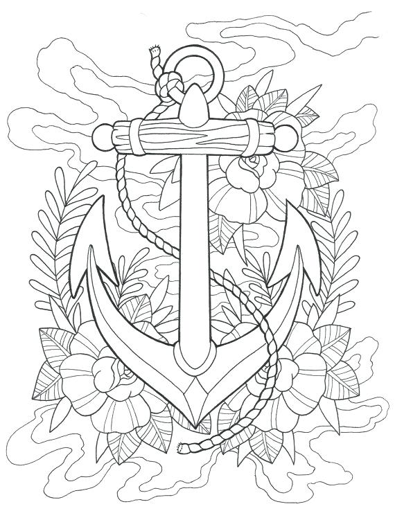 570x738 Free Tattoo Coloring Pages Best Tattoo Design Coloring Pages