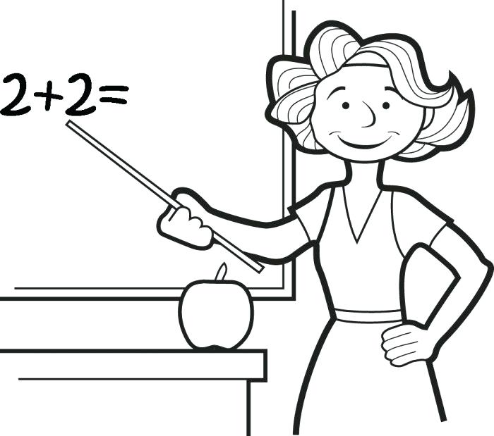 700x619 Education Coloring Pages Teacher Coloring Pages Teacher Coloring