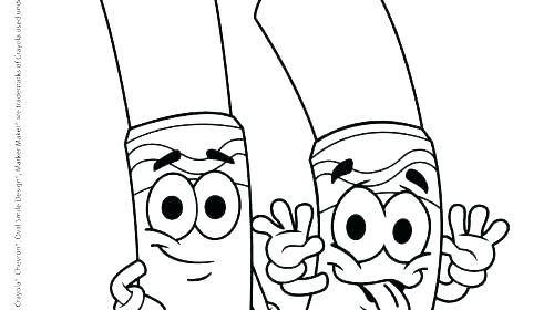 500x280 Coloring Pages Of Crayons Coloring Pages Crayola Thanksgiving Free