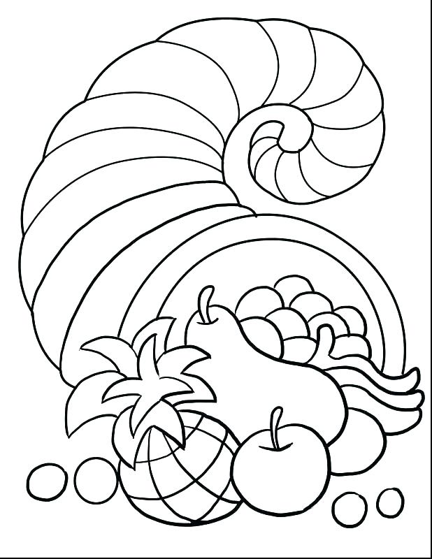 618x800 Cornucopia Coloring Cornucopia Coloring Pages To Print Cornucopia