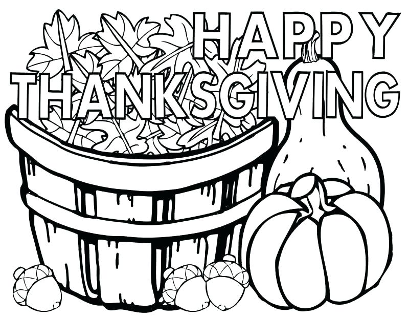 800x619 Printable Thanksgiving Coloring Pages