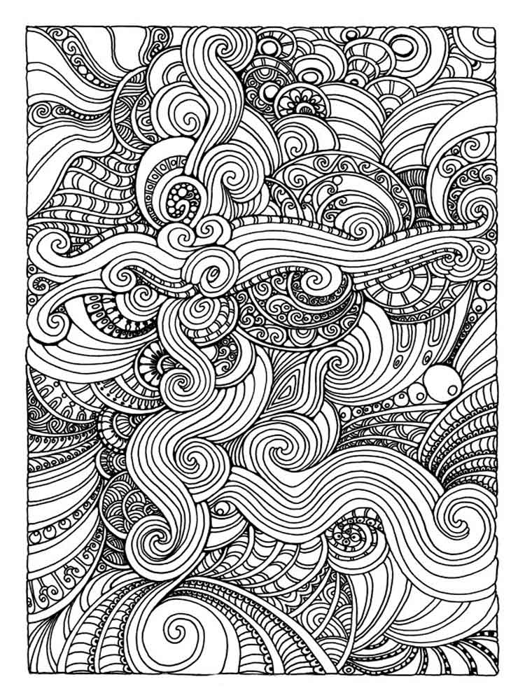 750x1000 Art Therapy Coloring Pages For Adults Free Printable Art Therapy