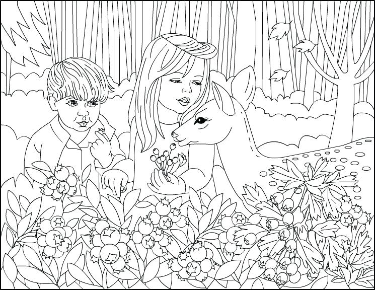 745x576 Therapeutic Coloring Pages For Children