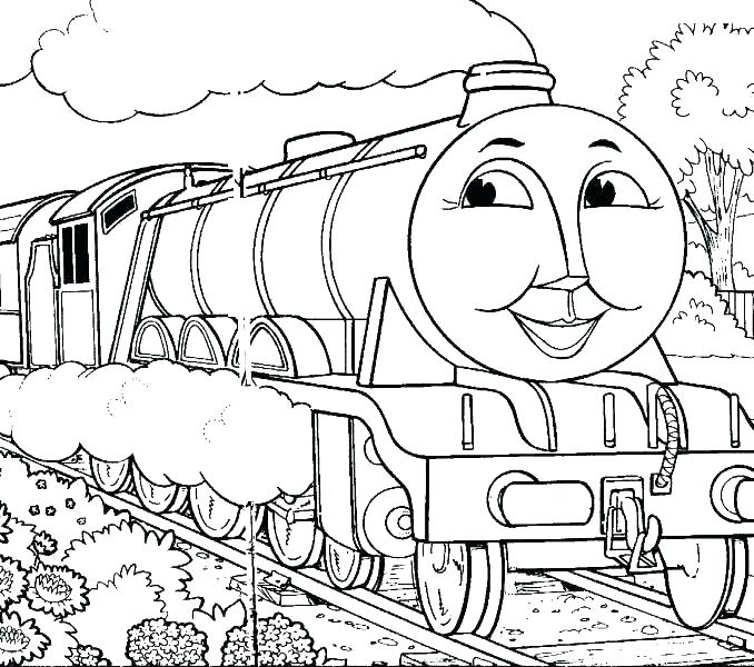 678x600 Thomas Coloring Book The Train Coloring Pages Free Coloring Pages