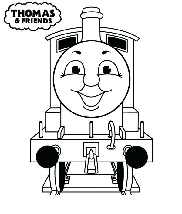 600x702 Thomas Coloring Pages Free