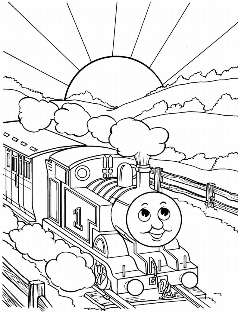 790x1036 Thomas The Train Coloring Pictures Free Pages For Kids