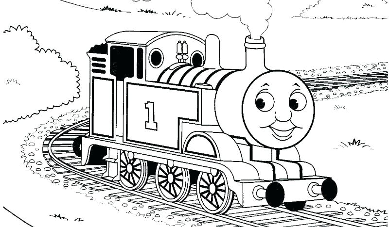 800x468 Thomas Train Coloring Page Park Railroad A Train Rides A Party