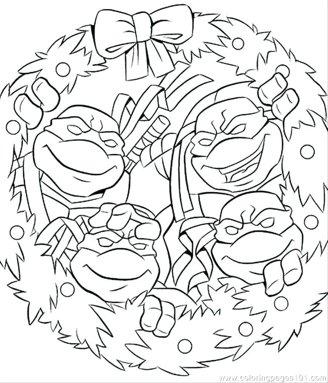650x759 Ninja Turtle Coloring Pages Printable