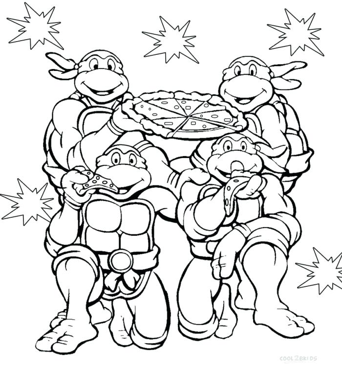 700x758 Tmnt Coloring Pages Printable Teenage Mutant Ninja Turtle