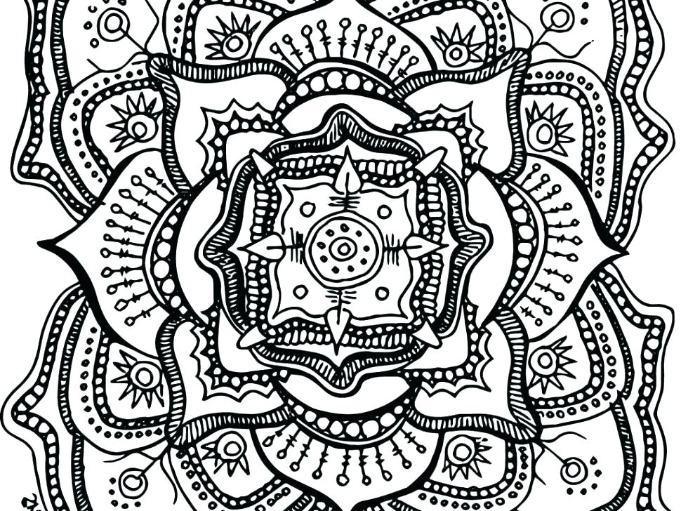 970x728 Abstract Coloring Pages For Adults With Awesome Free Printable