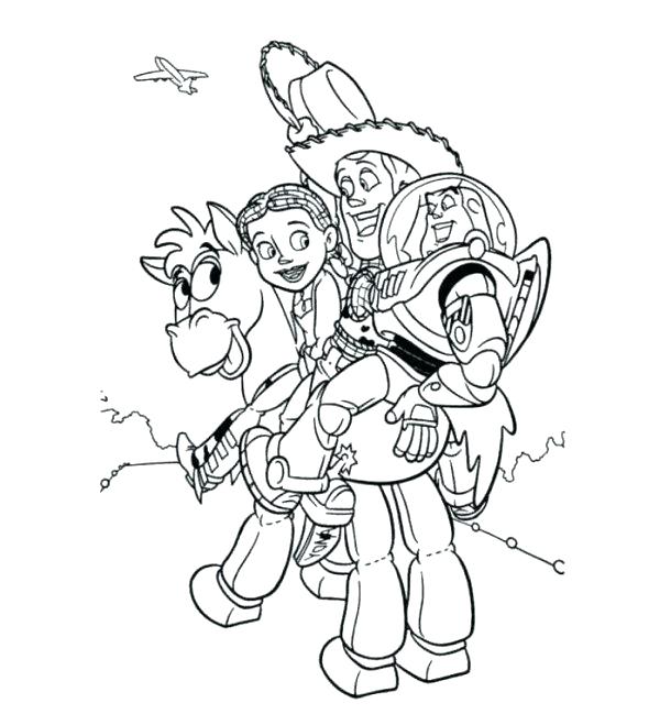 600x649 Woody Coloring Page Story Coloring Picture Free Printable Toy