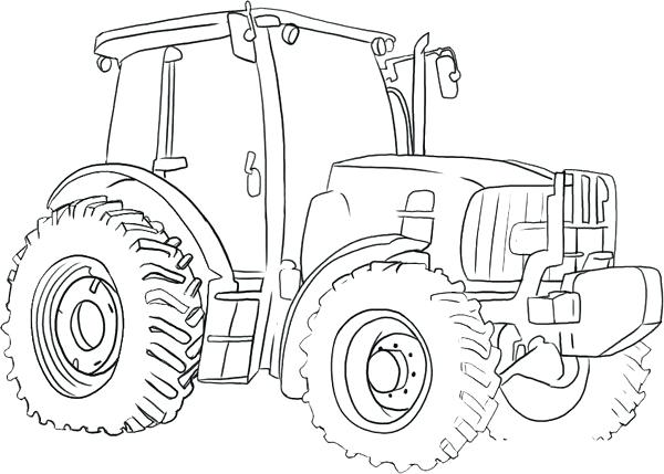 600x429 Tractor Color Pages Full Tractor Coloring Pages Breathtaking Page