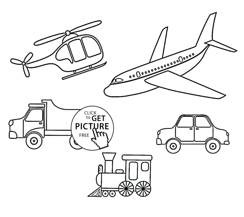 1024x911 Coloring Pages Transportation Coloring Pages Page Different