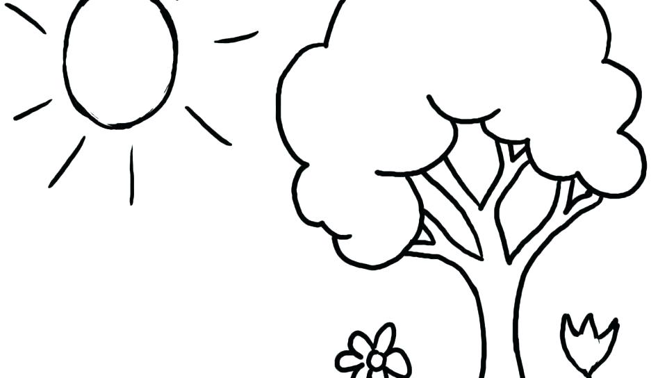 960x544 Free Tree Coloring Pages Apple Tree Coloring Page Free Tree