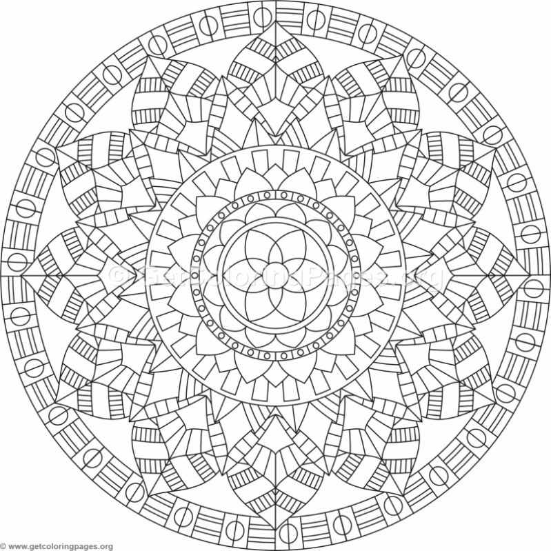 799x799 Tribal Mandala Coloring Pages