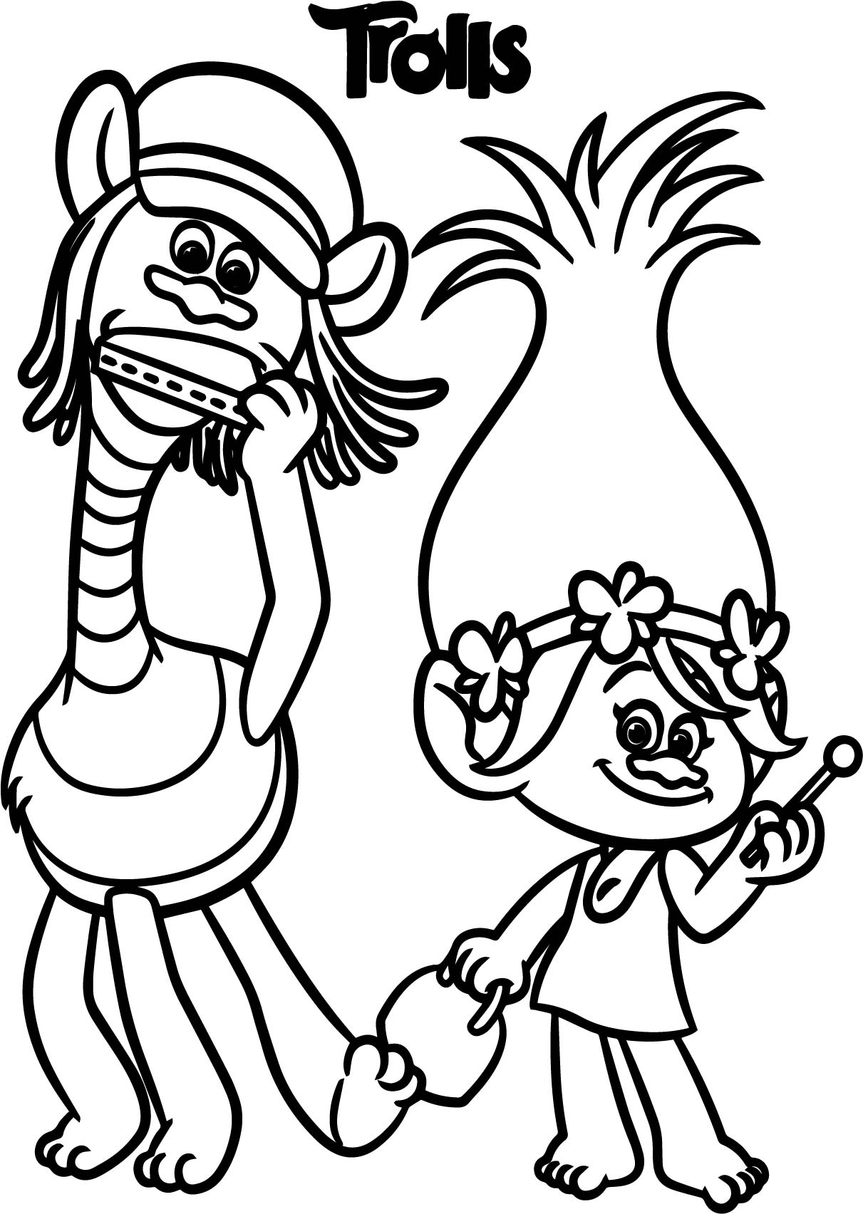 1211x1704 Dreamworks Trolls Coloring Pages Images Free Coloring Pages