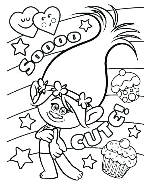 524x650 Trolls Printable Coloring Pages Trolls Coloring Page Plus Trolls