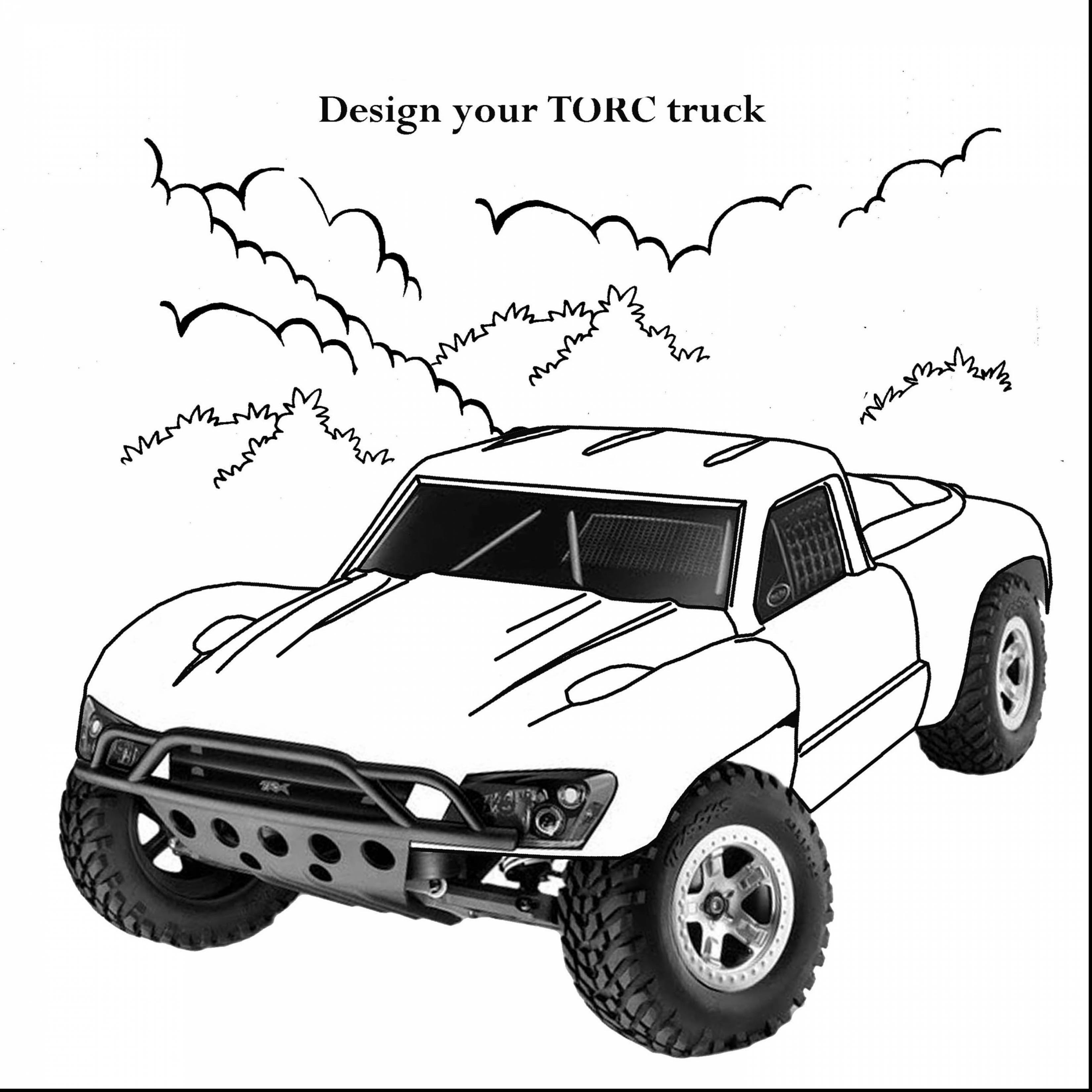3300x3300 Sizable Race Truck Coloring Pages Free Printab