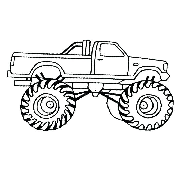 700x700 Pickup Truck Coloring Pages