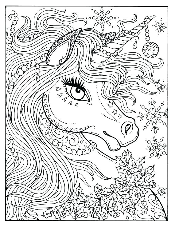 570x738 Free Unicorn Coloring Pages Free Unicorn Coloring Pages Unicorn