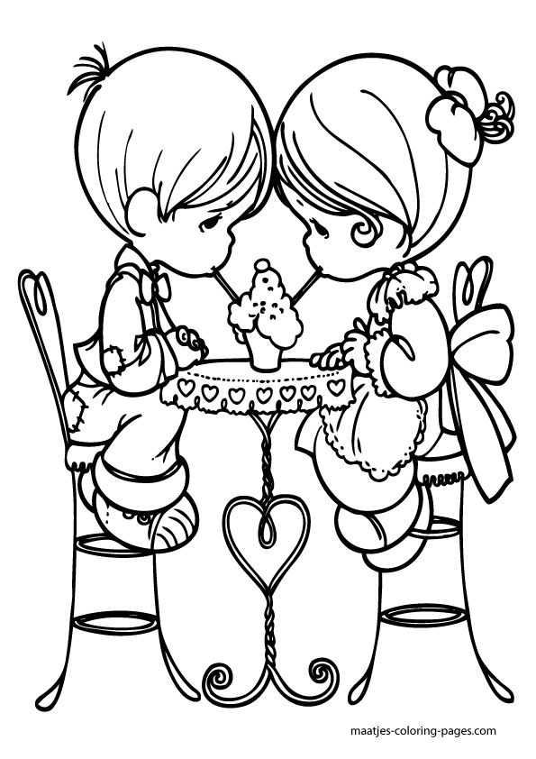595x842 Printable Adult Valentine Coloring Pages