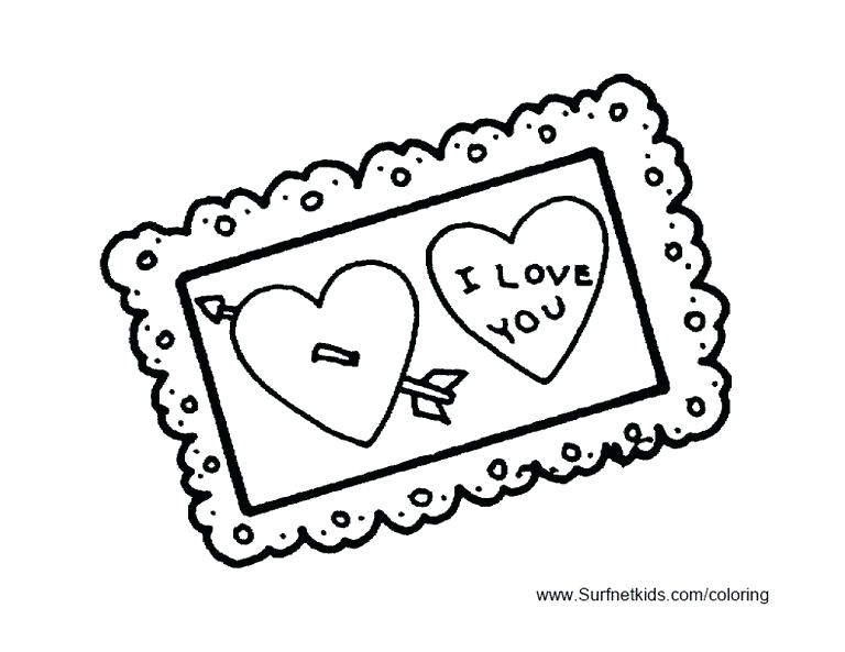 768x593 Free Valentine Coloring Pages For Preschoolers Valentine Coloring