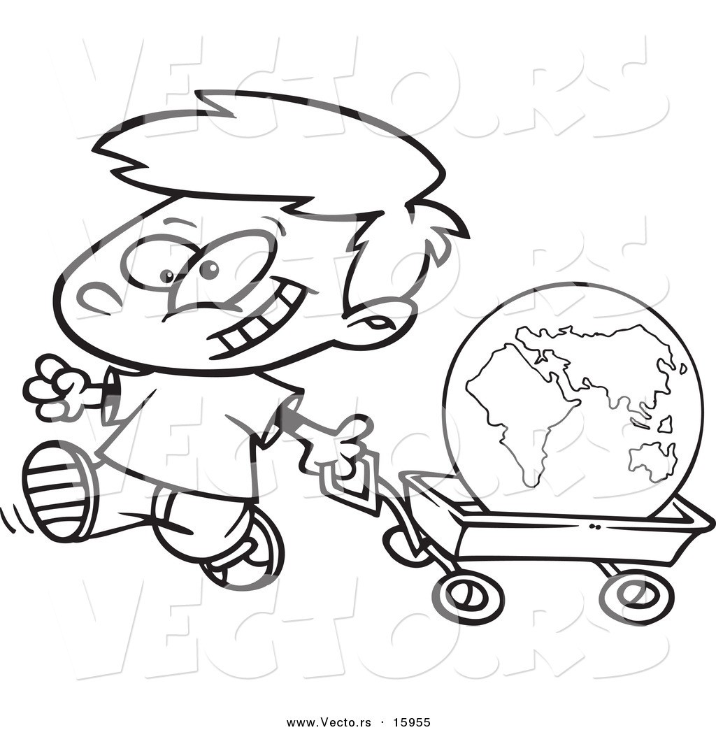1024x1044 Free Vector Coloring Pages Inspirational Vector Of A Cartoon Happy