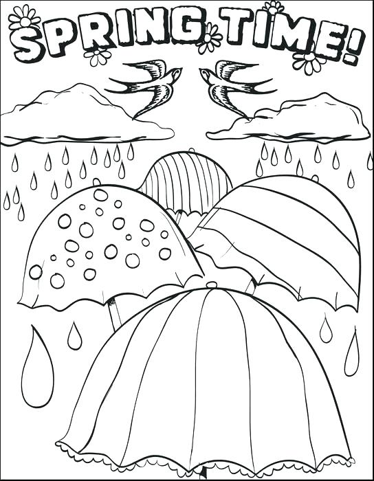 544x700 Coloring Pages Weather Coloring Sheets Spring Weather Coloring