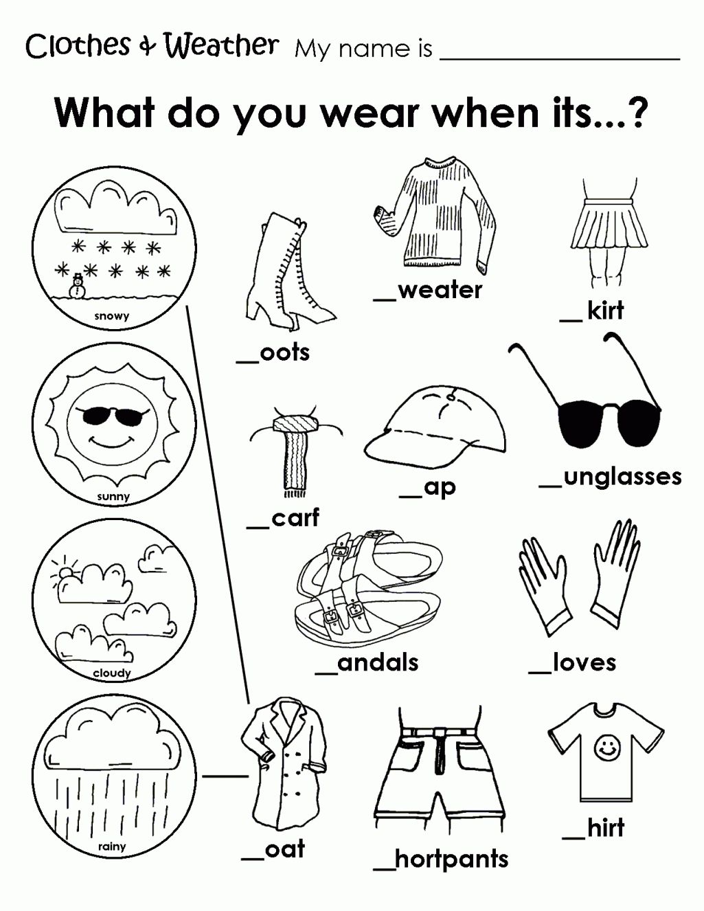 1025x1326 Free Coloring Pages Of Clothing Worksheet Weather Coloring Sheets