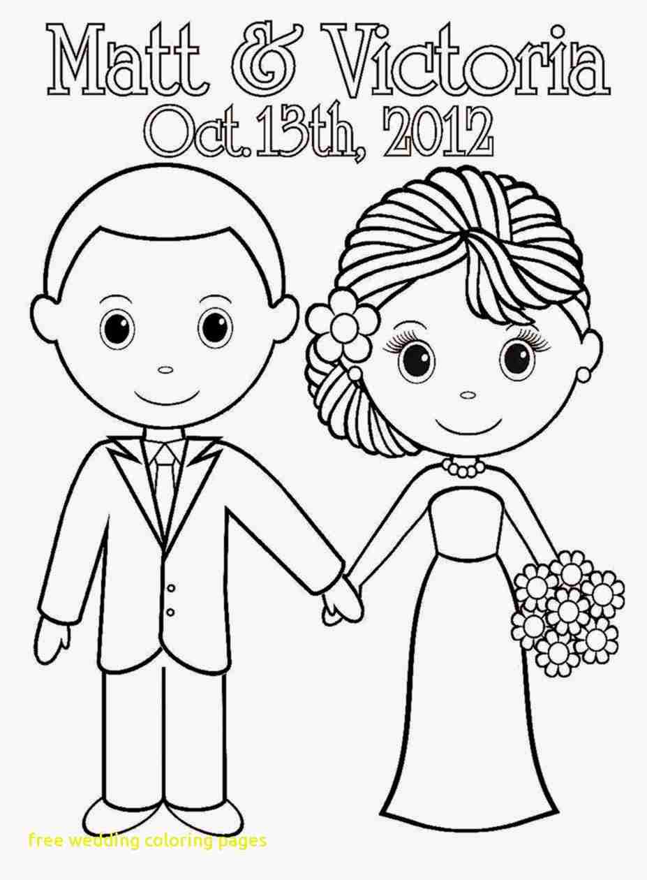 927x1260 Free Printable Wedding Coloring Pages For Kids Fancy Print Draw