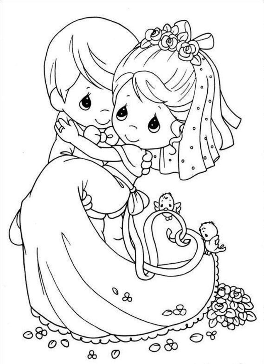 900x1240 Limited Free Wedding Coloring Pages Enormous P