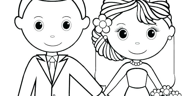 660x330 Wedding Coloring Book Pages Free Personalized Wedding Coloring