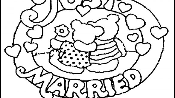 585x329 Free Wedding Coloring Pages To Print Coloring Book