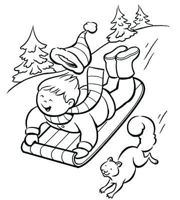 360x400 Free Winter Coloring Pages Winter Coloring Pages Coloring Kids