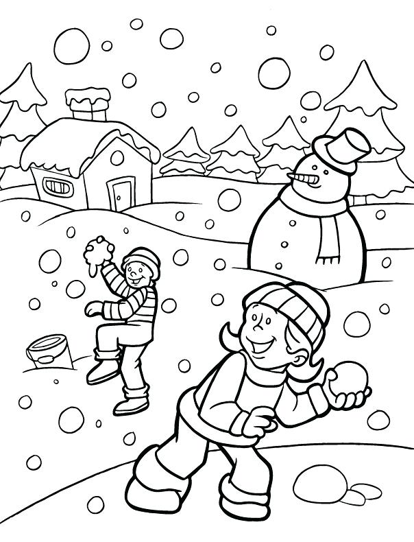 604x790 Winter Coloring Pages Winter Coloring Sheets For Boys Free