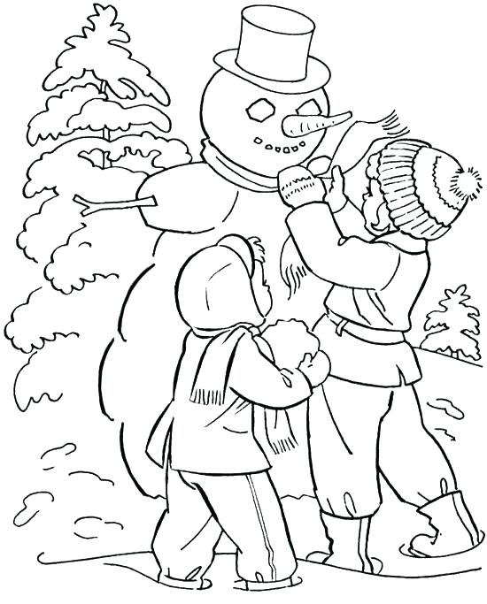 550x683 Pooh Winter Coloring Page Winter Scenes Free Printable Coloring