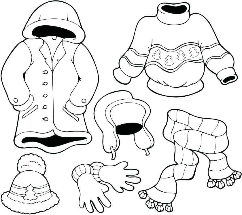 840x747 Winter Coloring Pages Preschool Free Winter Coloring Pages