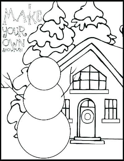 400x518 Winter Coloring Sheets