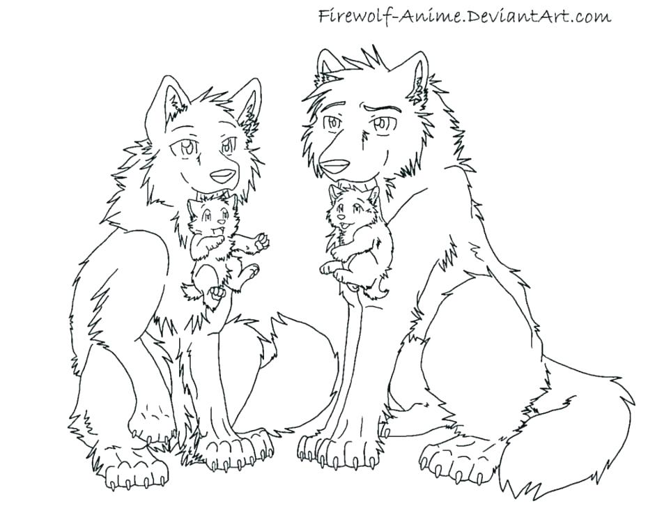 940x726 Anime Coloring Pages Printable Wolf Coloring Pages Wolf Coloring