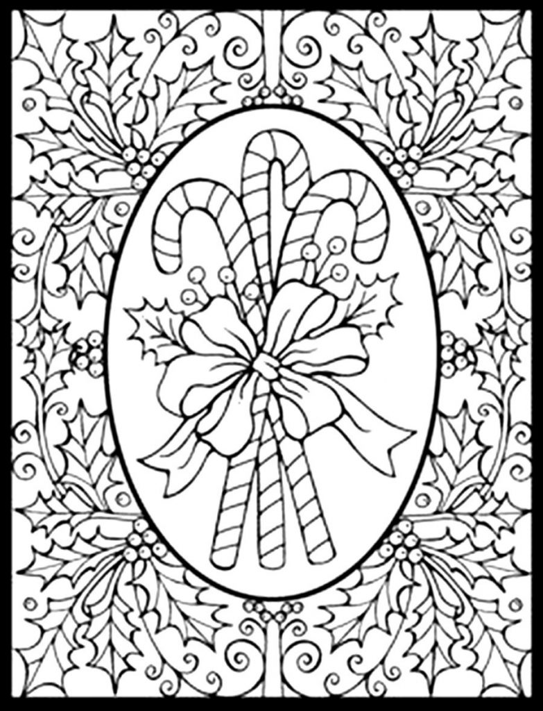 783x1024 Christmas Coloring Pages For Adults Free Adult, Celebrations