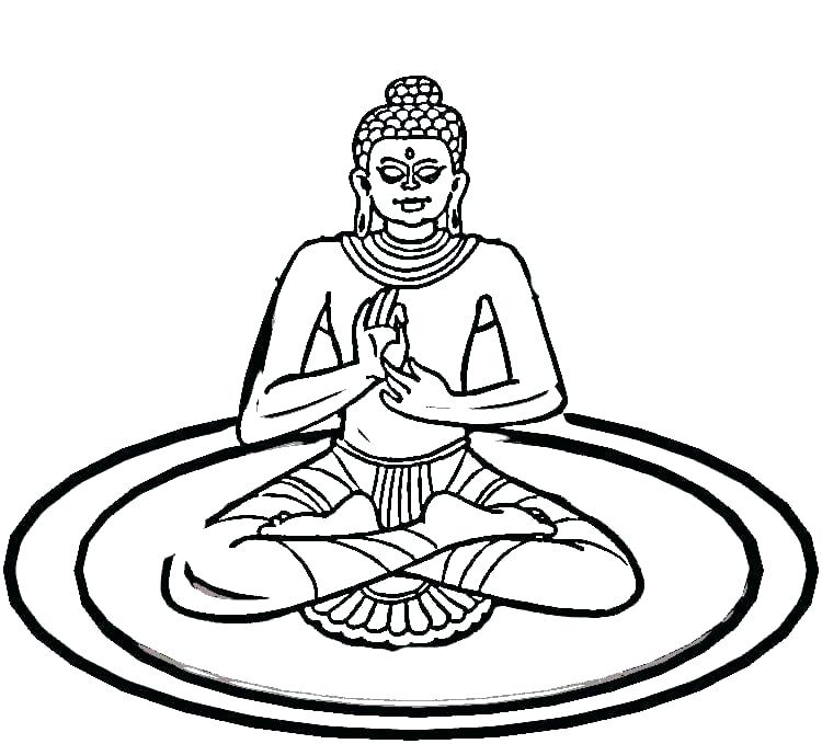 750x679 Indian Coloring Pages Amazing Coloring Pages Print Yoga Page Free