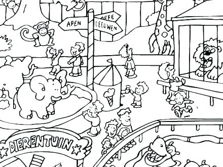 440x330 Zoo Coloring Pages Free Printable Zoo Coloring Pages Online