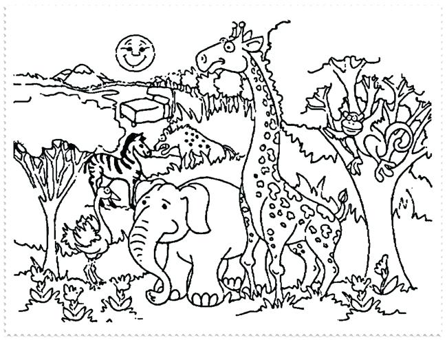650x494 Zoo Coloring Pages Free Zoo Animal Coloring Pages Zoo Coloring