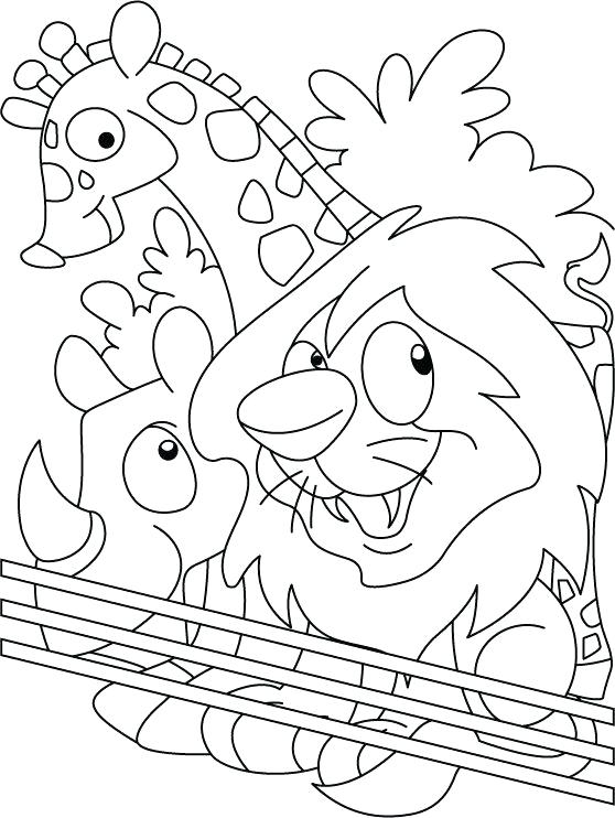 558x742 Zoo Coloring Page Download Free Zoo Coloring Page For Kids Cute
