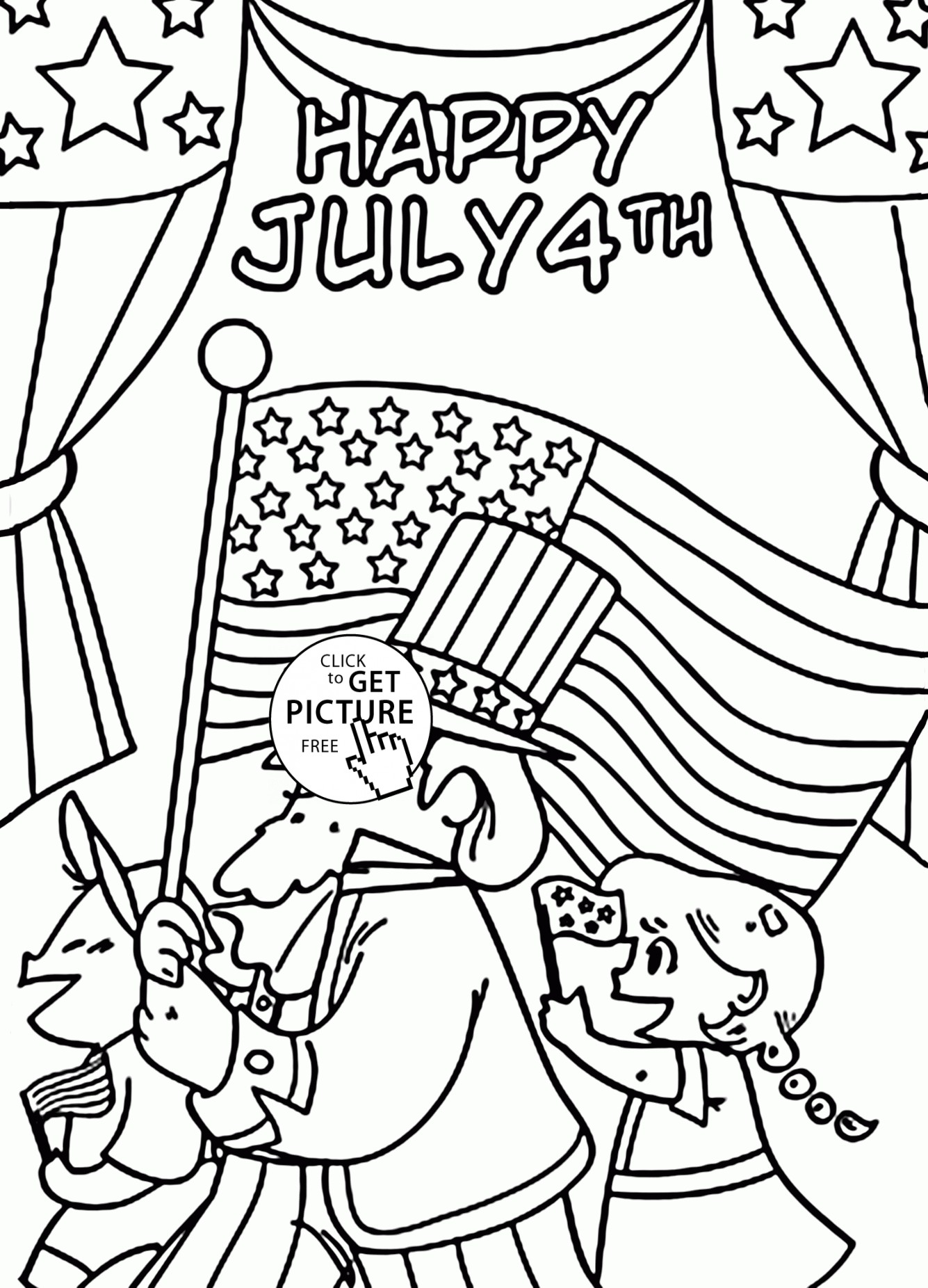 1335x1852 Best Of Let Freedom Ring Of July Coloring Page For Kids